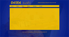 Desktop Screenshot of onsensushi.com