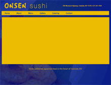 Tablet Screenshot of onsensushi.com